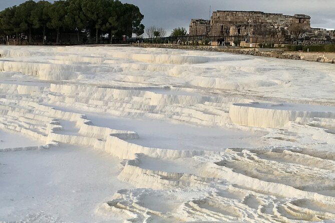 Full Day Pamukkale Terraces and Hierapolis Ruins Tour - The bare-foot thermal plan, plus what to do if you want the ancient pool