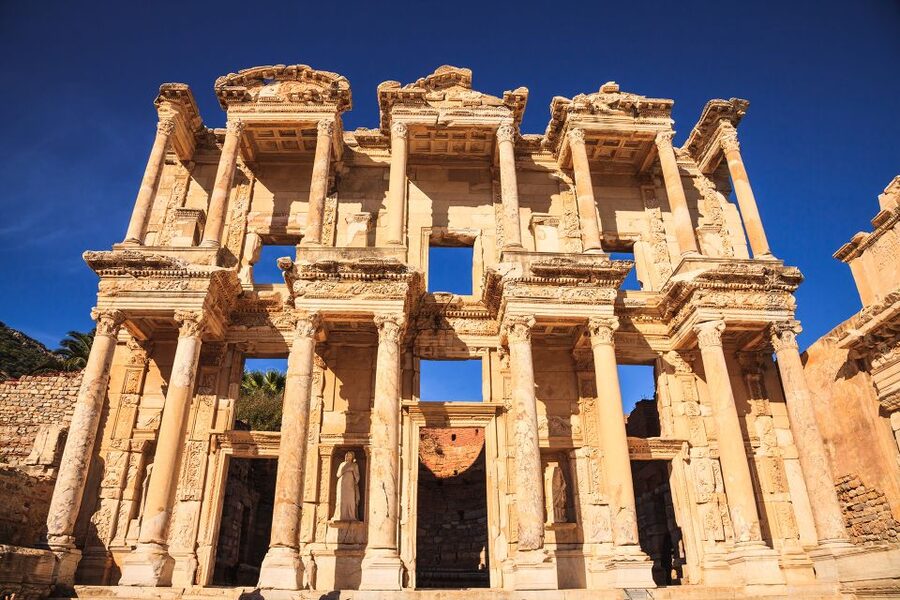 Kusadasi: Ephesus & House of Virgin Mary Fully Guided Tour - Odeum and the Seats That Still Tell a Story