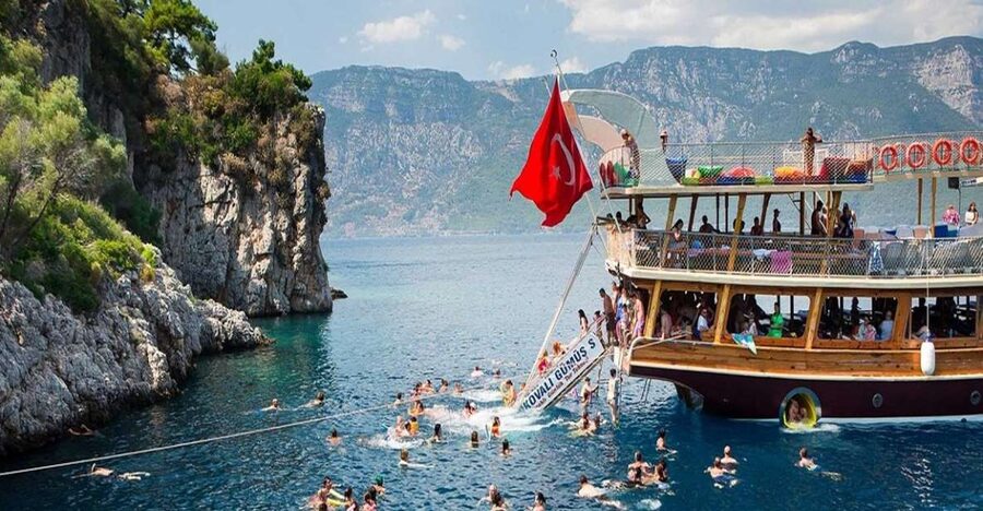Kusadasi: Full-Day Boat Cruise w/ Lunch & Hotel Pickup - Key highlights at a glance