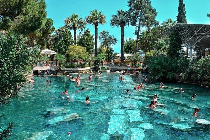 Pamukkale Small Group Tour From Kusadasi or Selcuk Hotels - Stop 1 at Pamukkale: terraces, barefoot time, and the Hierapolis ruins nearby