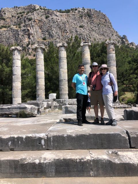 Priene, Miletos and Didyma Tour with Lunch - Priene: hilltop Temple of Athena and a theatre built for big crowds